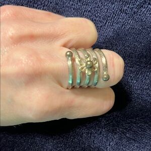 Silver Swirl Stackable Rings Jewelry